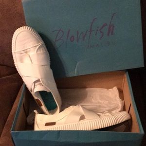 Blowfish tennis shoes.